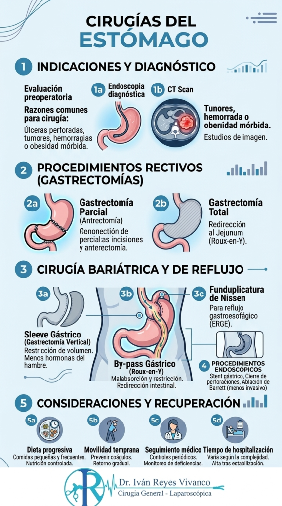 cirugías del estomago